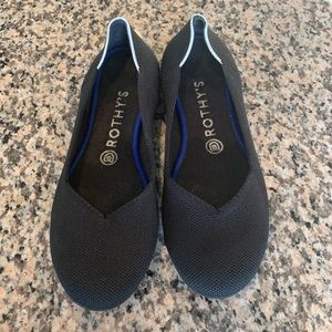 Rothy’s Rounded Toe Ballet Flats Black 8